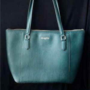 Karl Lagerfeld Emerald Shoulder Bag